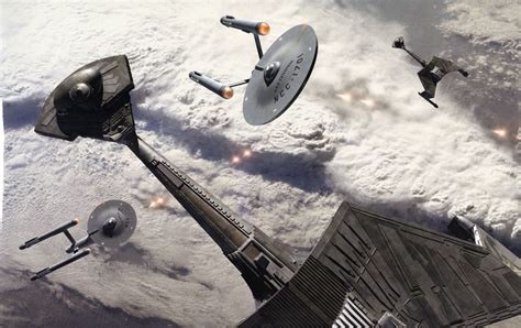 star trek starship enterprise spaceship battle