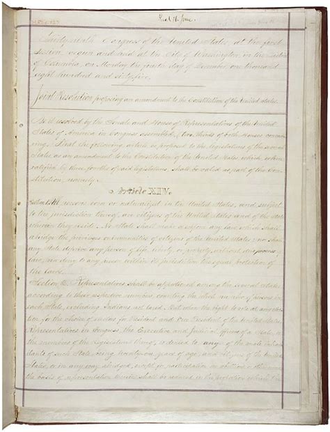 today in history the ratification of the fourteenth amendment arthur