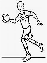 Basketball Coloring Player Pages Template Printable sketch template