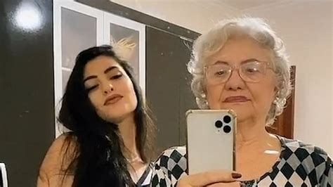 watch grandma wears granddaughter s lingerie for tiktok challenge