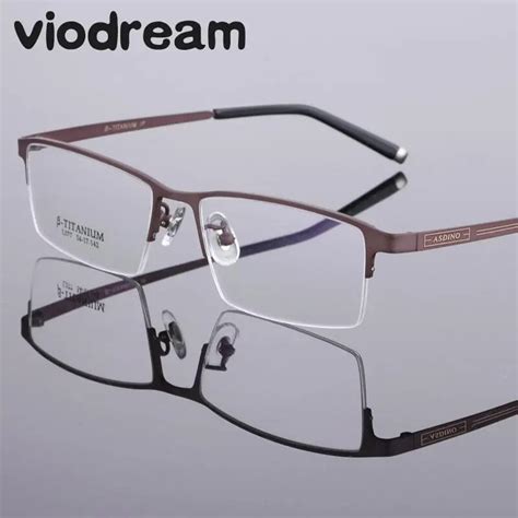 viodream fashion men pure titanium eyeglasses frames men brand
