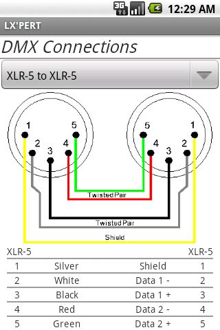 pin dmx cable wiring diagram