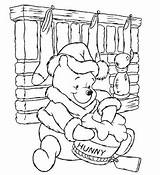 Coloring Pooh Winnie Christmas Pages Pencils11 Bookmark Cartoons Disney Title Read 2010 sketch template
