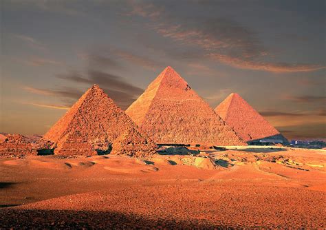 golden pyramids  egypt photograph  nick brundle photography