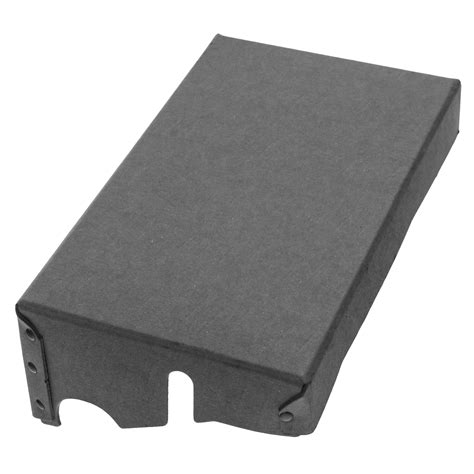 classic mini battery cover box grey fibreboard    original bat ebay