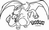 Charizard Coloring Pokemon Pages Colouring Getdrawings sketch template