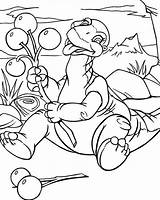 Coloring Pages Foot Little Getcolorings Land Before sketch template