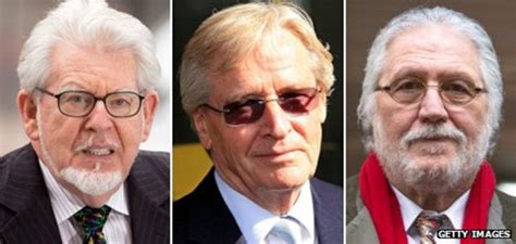 rolf harris william roache and dave lee travis cases on