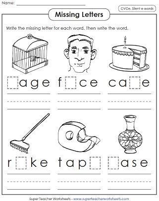 silent  worksheets kindergarten worksheets kindergarten worksheets