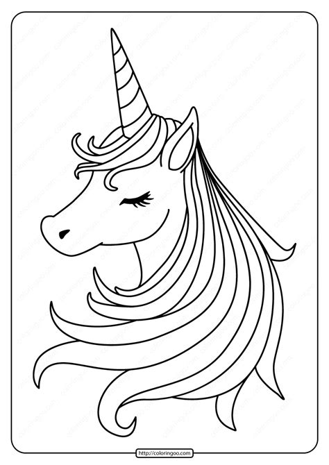 coloring pages  print unicorn png  file