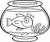 Fish Bowl Coloring Clipart Clip Pages Drawing Cartoon Cut Seuss Dr Color Paste Printable Fishbowl Sheet Kids Getcolorings Clipartmag sketch template