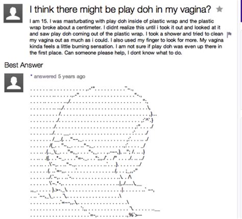 See 20 Of The Dumbest Sex Questions Asked On Yahoo Answers Pic