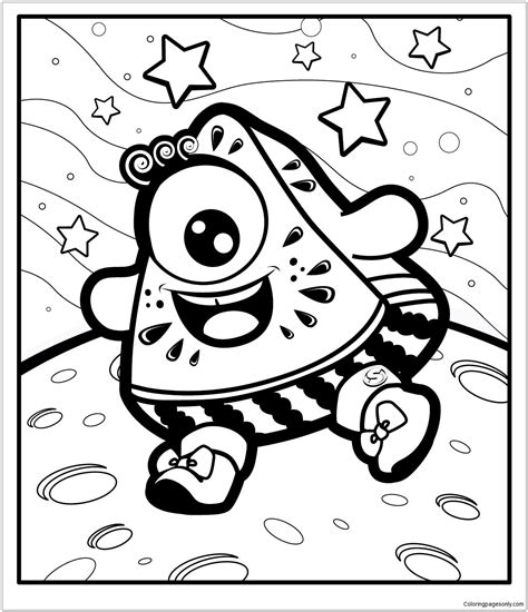 funny characters coloring page  printable coloring pages
