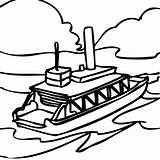 Bateau Mouche Navire Ferry Clip Vehicles Clipartmag Coloriages Imprimé Fois Pg sketch template