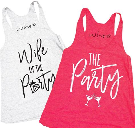 wife of the party the party best bachelorette shirts