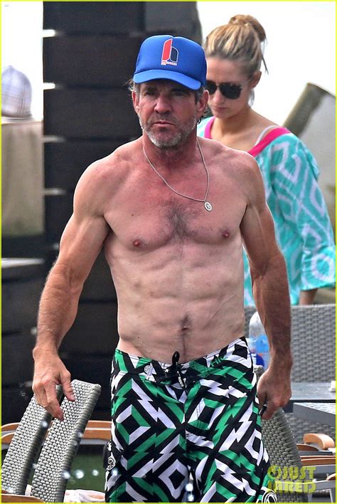 dennis quaid goes shirtless looks incredibly ripped at 61