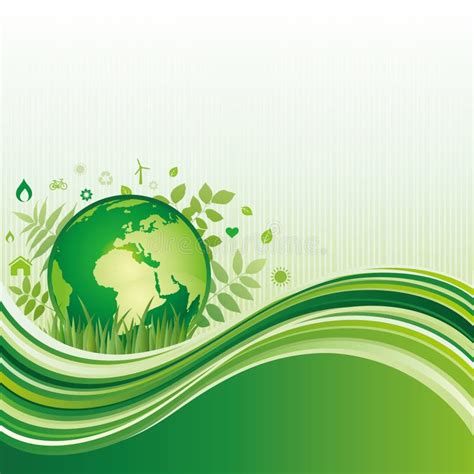 Green Environment Background Stock Vector Illustration Of Abstract