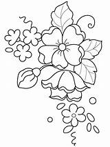 Flower Patterns Drawing Simple Pattern Getdrawings sketch template