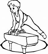 Coloring4free Gymnastics Coloring Pages Pommel Horse Related Posts sketch template