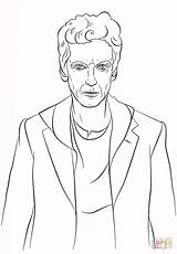Doctor Who Coloring Twelfth Pages Printable Drawing Peter Supercoloring Capaldi Comments Sheets Fan Book sketch template