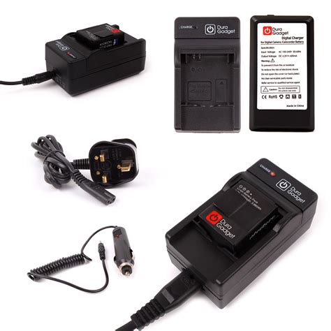 duragadget gopro hero  kit  batteries uk battery charger  car adaptor ebay
