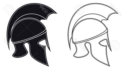 greek helmet drawing    clipartmag