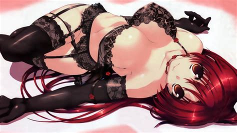 Redhead In Some Sexy Lingerie Ecchi Hentai Pictures Pictures