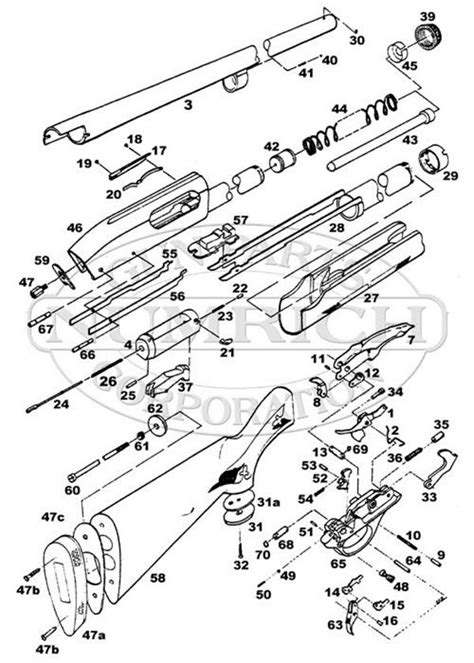 remington  wingmaster parts diagram