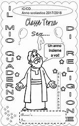 Terza Religione Quaderno Religiocando Scuola Copertine Irc Cattolica Anno Scolastico Bentornato sketch template