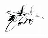 Coloring Jet Pages Fighter Printable Getcolorings Plane sketch template