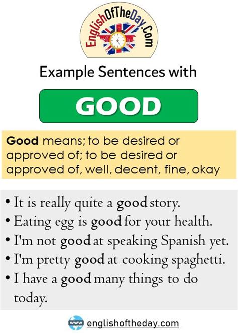 sentences  good good   sentence    words