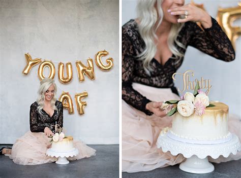 30th Birthday Cake Smash Orlando Wedding Photographers