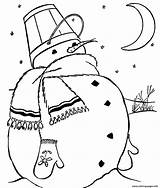 Print Coloring Snowman 2f20 Lonely Pages Printable sketch template