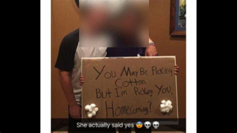 controversial picking cotton homecoming proposal goes viral