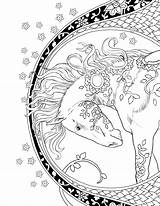 Unicorn Unicorns Mystical Creatures Pegasus Winged sketch template