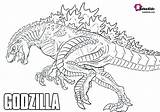 Godzilla King Bubakids Ausmalbilder Monster Roboter sketch template