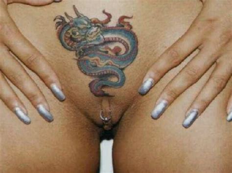 amateur inked tattooed shaved pussy s tattoo female private tattoos 5