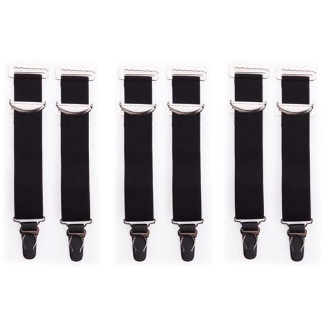 black garter straps set