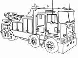 Truck Coloring Pages Fire Kenworth Printable Tow Police Color Simple Wrecker Awesome Engine Monster Kids Colorings Nice Astonishing Train Getcolorings sketch template