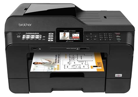 printer brother mfcjdw business inkjet printer scanner copier