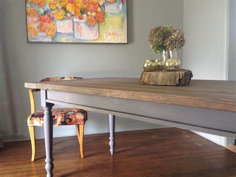 grey farmhouse dining table