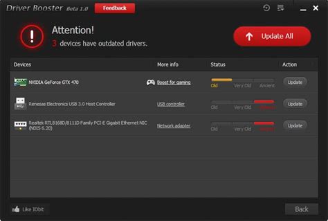 driver booster update  windows drivers ghacks tech news