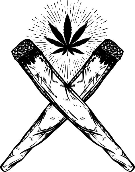 joint drawing cannabis smoking cannabis joint png