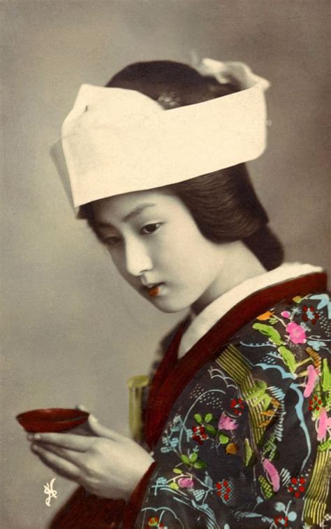 25 colorized portrait pictures of tokyo geishas from between the 1900s and 1910s ~ vintage everyday