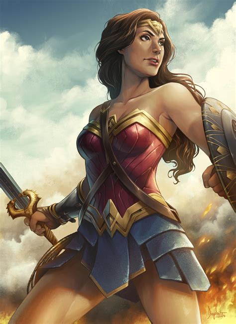 Fanart Wonder Woman By Diogo Saito Dc Cinematic