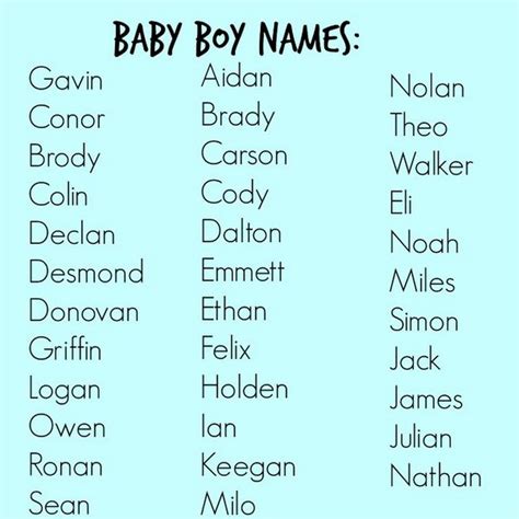 sweet  cool names  boys  meanings  cool baby boy names