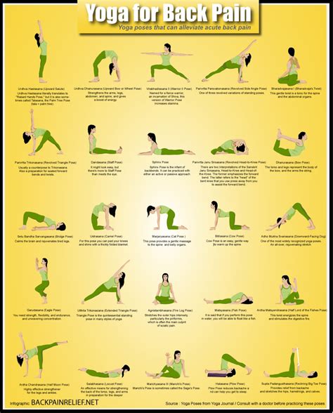 yoga poses   pain relief infographic ergonomics fix