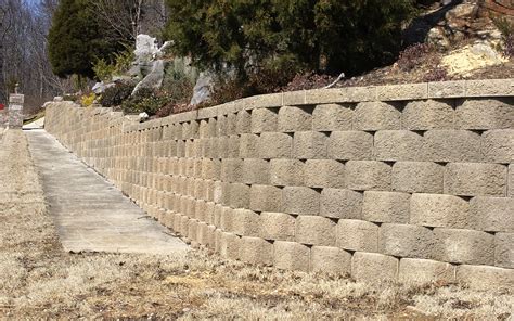 retaining wall project  ledfords landscaping