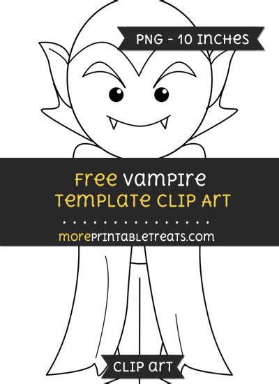 vampire template clipart