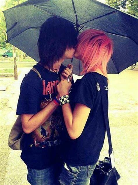 Pin By Jade Lucas On Perfec Couples ♡ Emo Couples Cute Emo Couples